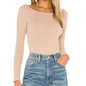 Free People Sprinkled in Gold Bodysuit